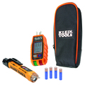 Klein Tools Premium Dual-Range NCVT and GFCI Receptacle Tester Electrical Test Kit RT250KIT